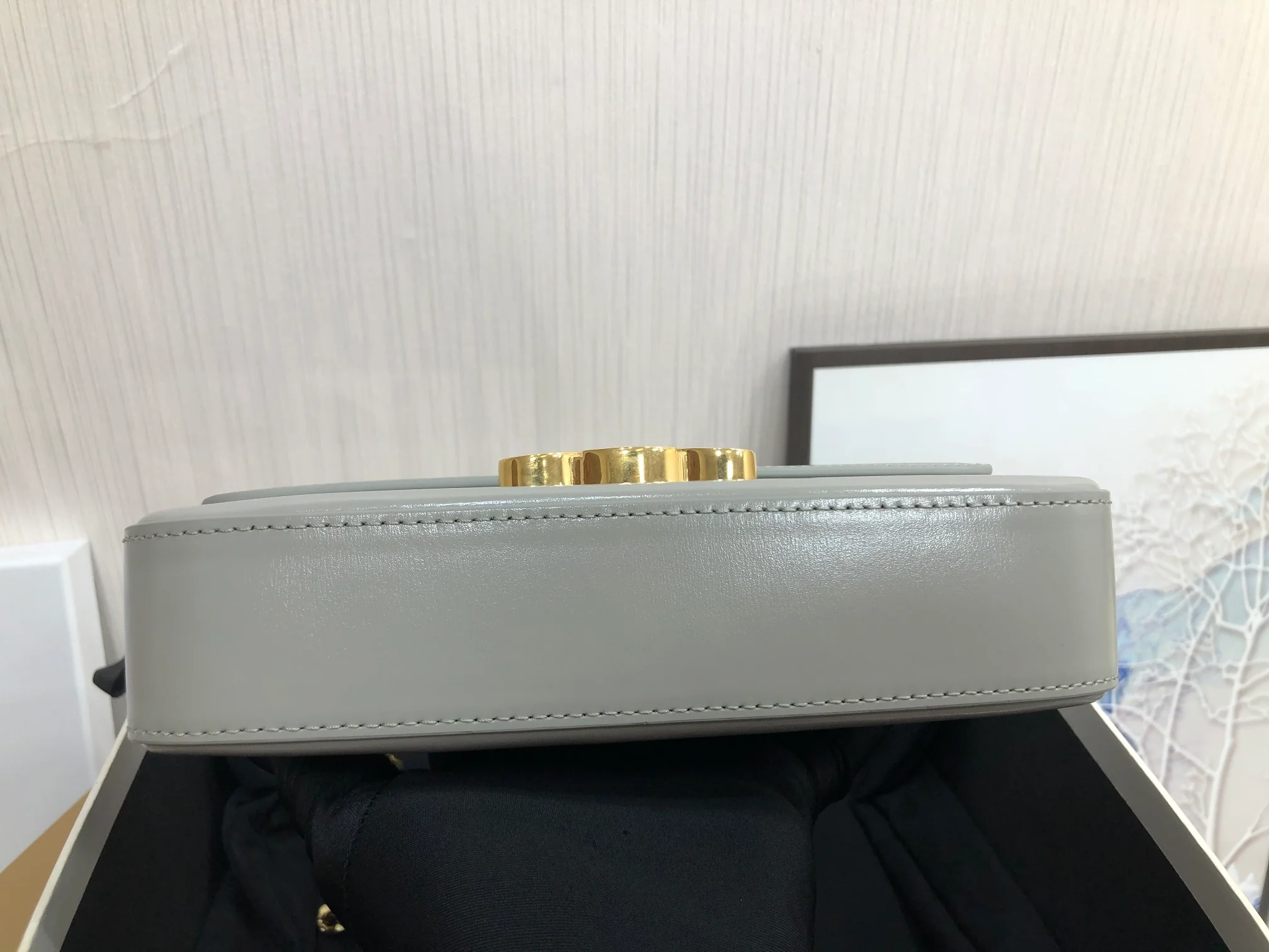 Кожаный рюкзак Celine Triomphe - сумка через плечо - 8