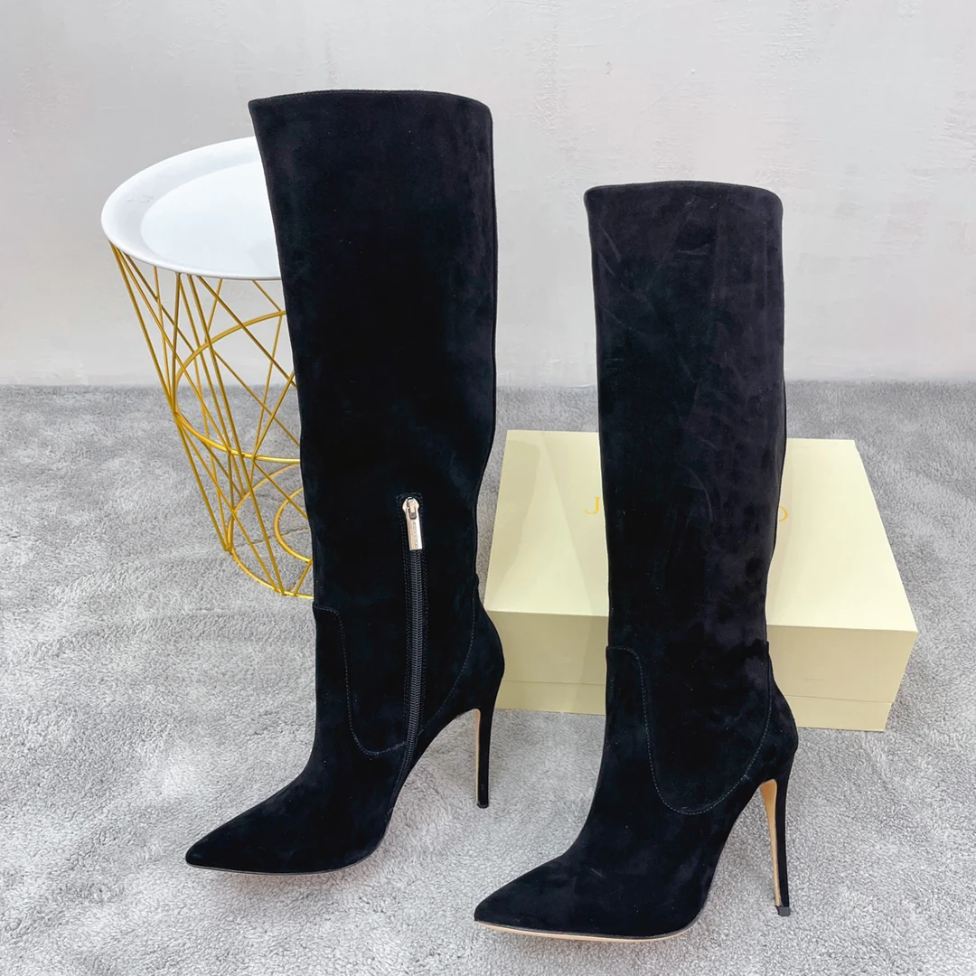 Новинка сезона осень/зима 2022 от Jimmy - Ботильоны на шпильке - Черные - 1