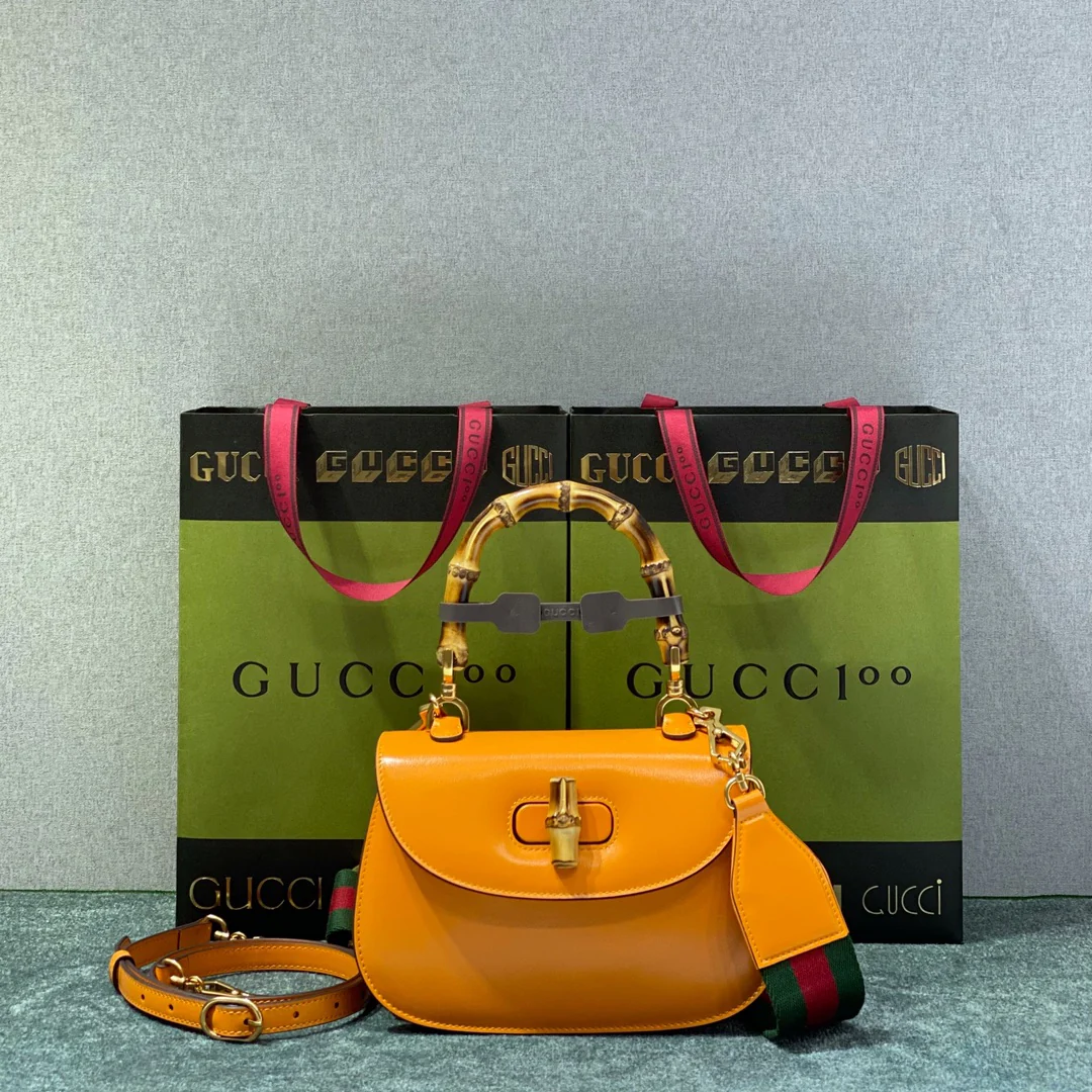 Коллекция ретро-сумок Gucci из бамбука - 4