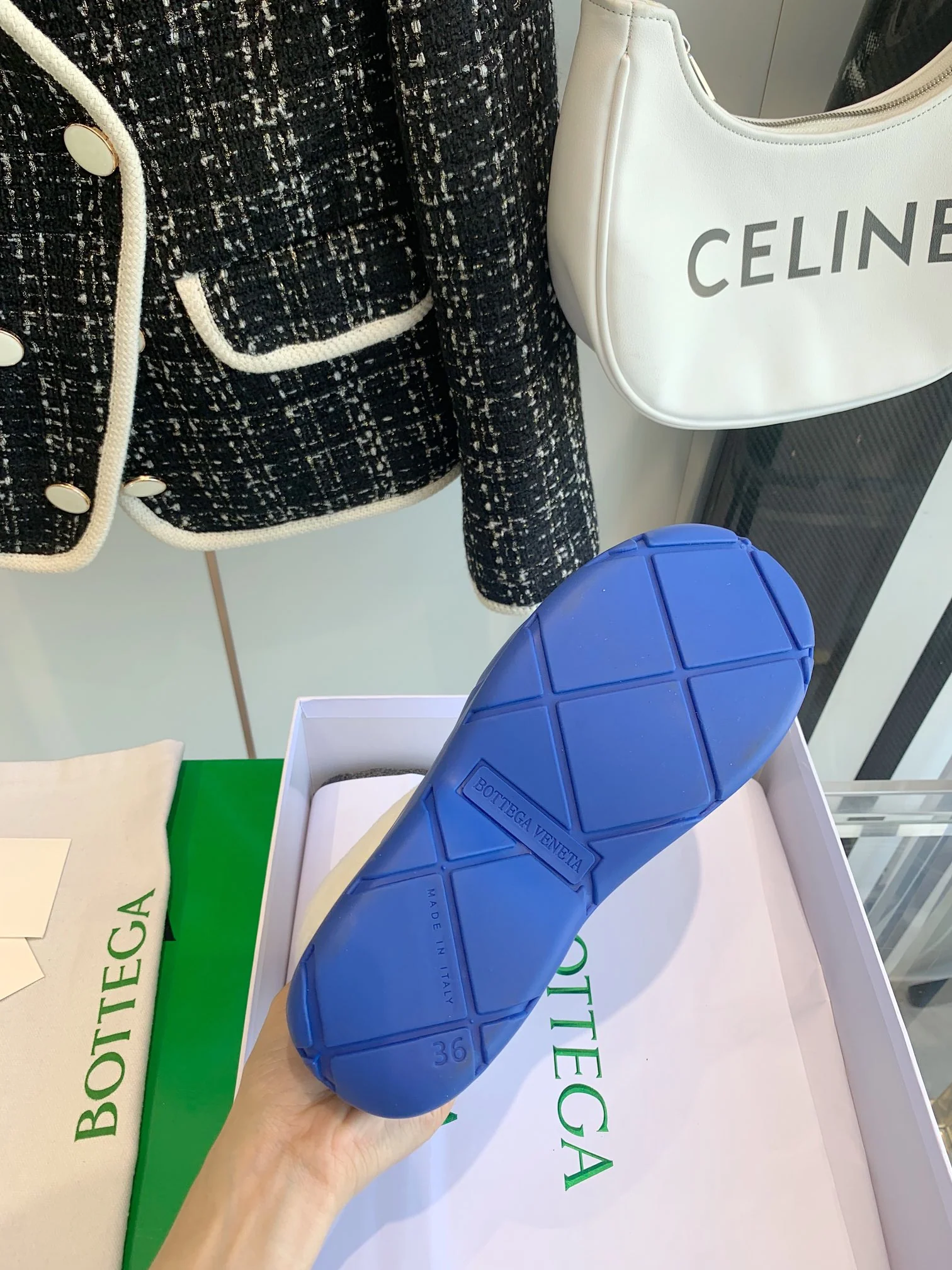 BV - Шерстяные зимние сапоги - Синие