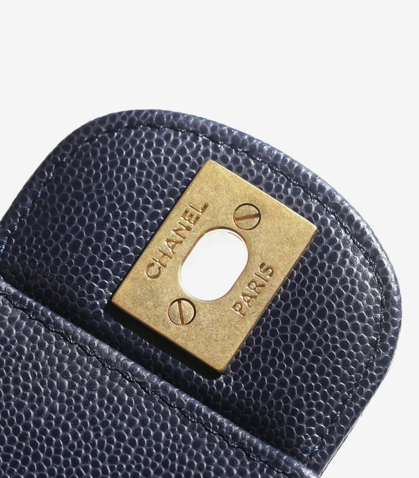 Сумка Chanel Medium Handle Flap Bag - синяя