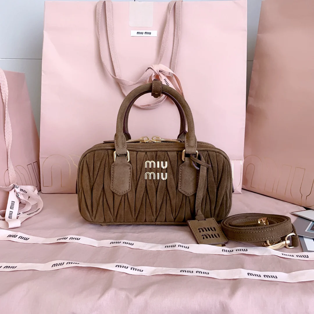 Сумка для боулинга Miu Miu-5bb142 из замши