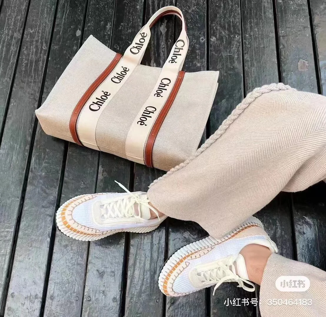 Повседневные туфли Chloe Rainbow - бежевые