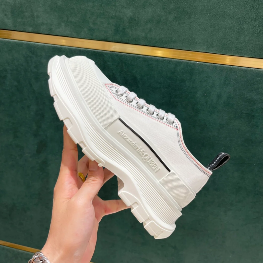 Парные туфли на платформе McQueen из парусины - 1 шт.