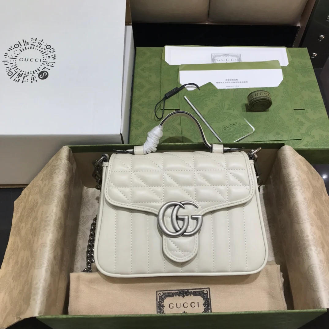 Сумка Gucci Marmont из геометрической серии - 1