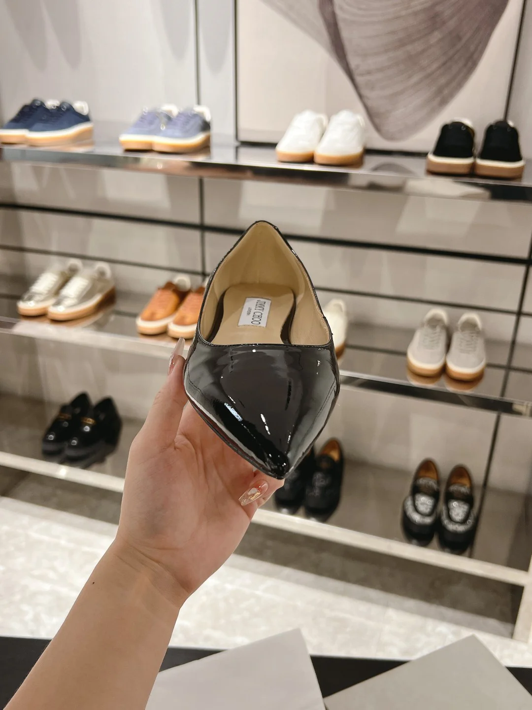 JC - 2024 - Туфли на низком каблуке - Черные