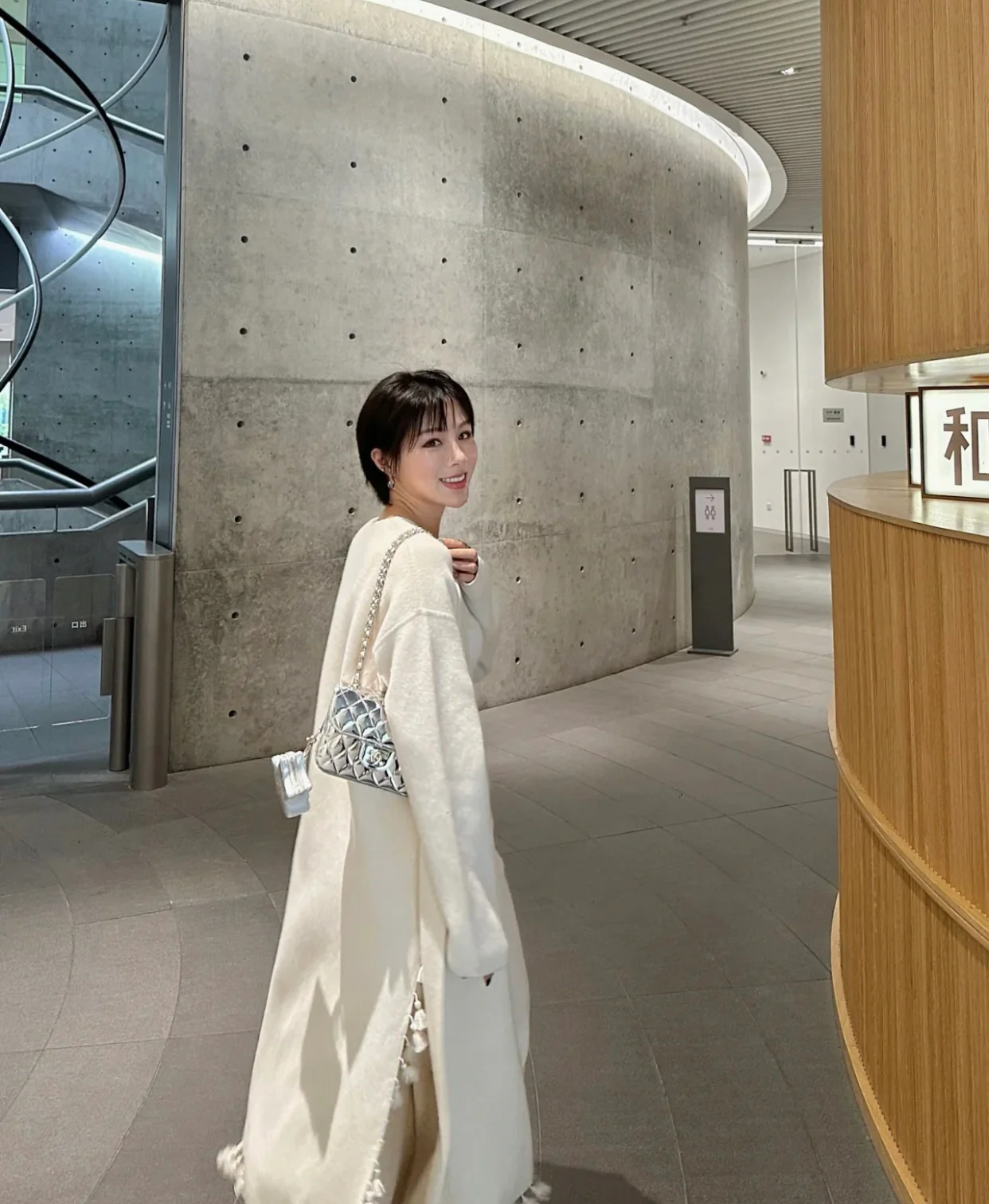 Весенняя коллекция Chanel - 24c - Сумка CF Star Flap Bag - Серебристый