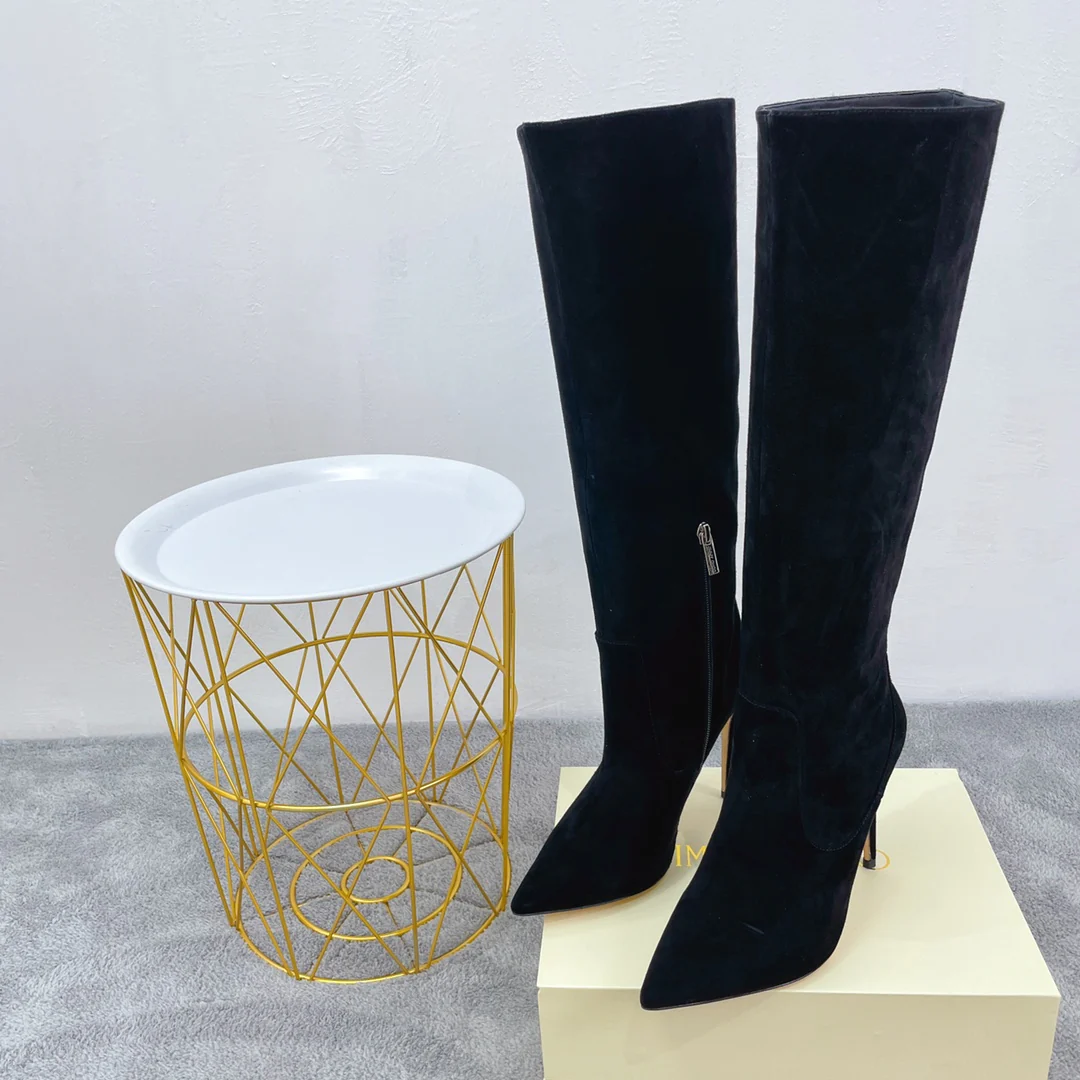 Новинка сезона осень/зима 2022 от Jimmy - Ботильоны на шпильке - Черные - 1