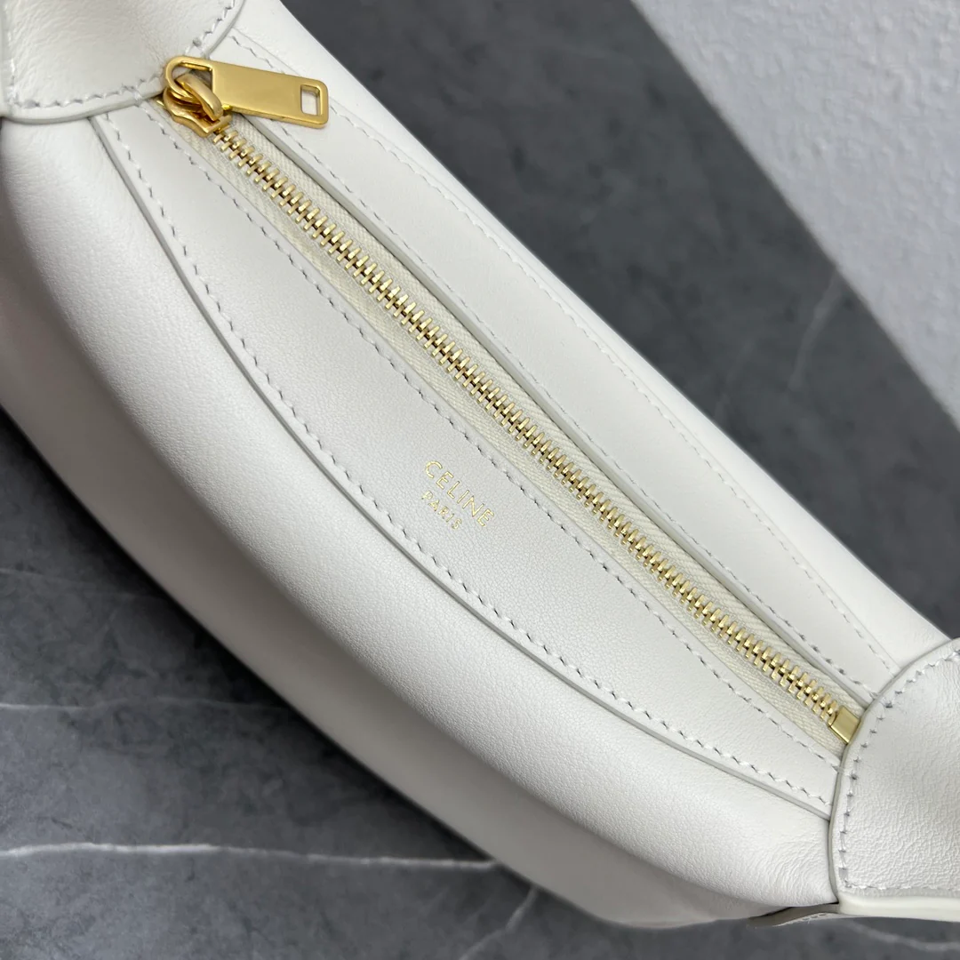 Мини-сумка через плечо Celine Romy - белая