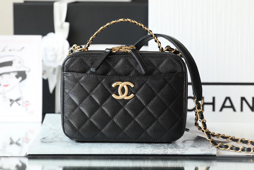 Chanel - Новая сумка-органайзер для фотоаппарата с ручкой в ??виде буквы - Сумка-коробочка