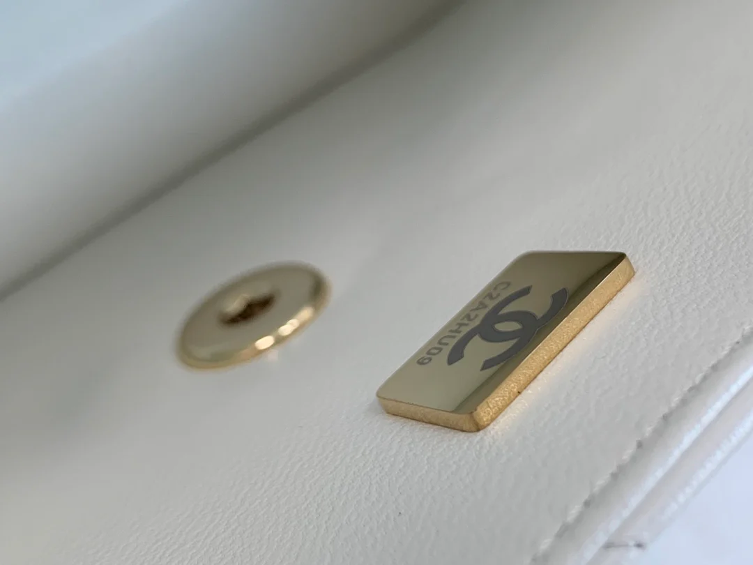 Коллекция Chanel Весна/Лето 2022 - Сумка-клапан на запястье - Овечья кожа - 20 см