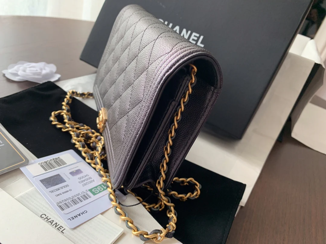 Chanel Boy WOC Pearl Collection - Глянцевая кожа - 1