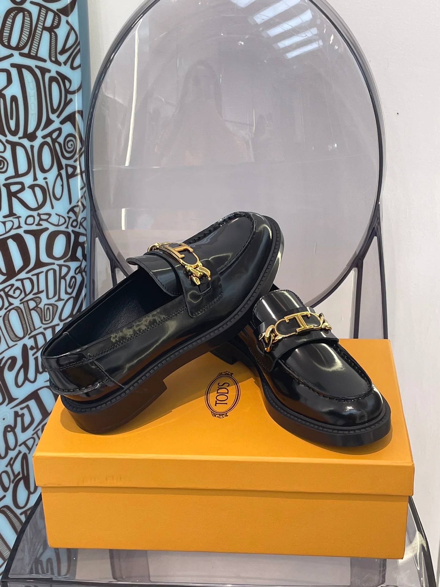 Лоферы Tods-td с пряжкой