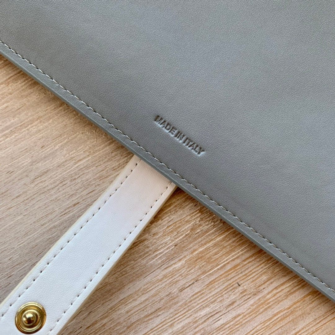 Длинный кошелек Celine - Кошелек с ремешком из зернистой телячьей кожи - 14