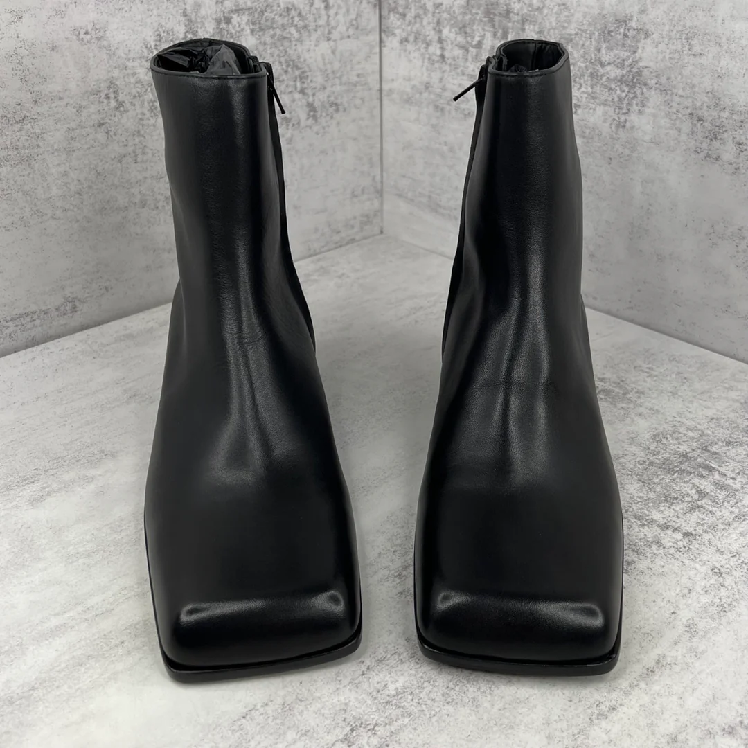 Balenciaga - Британская мода - Дерби на молнии - Полностью кожаные