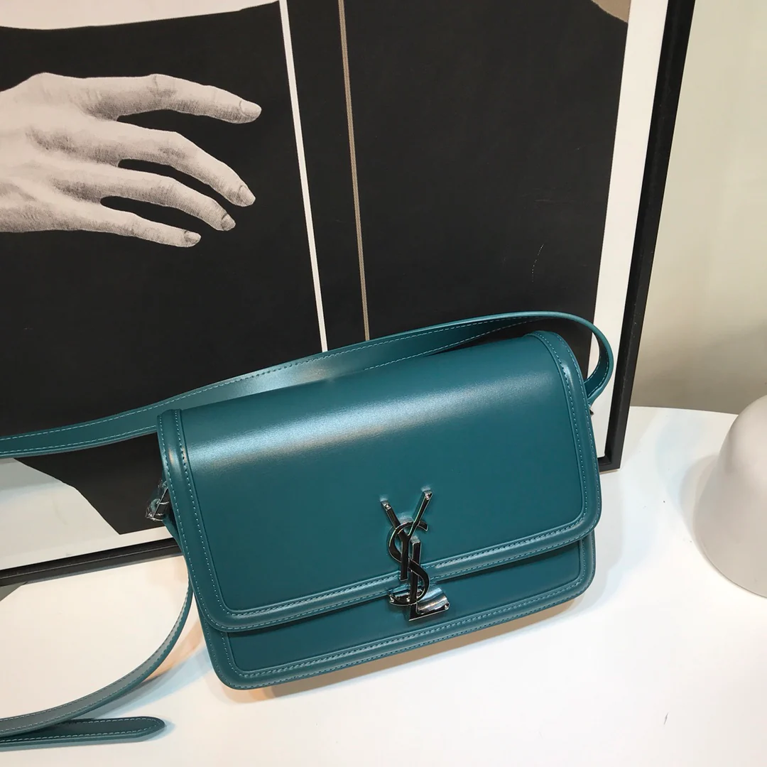 Сумка YSL Solferino Tofu - Зеленый - 23см