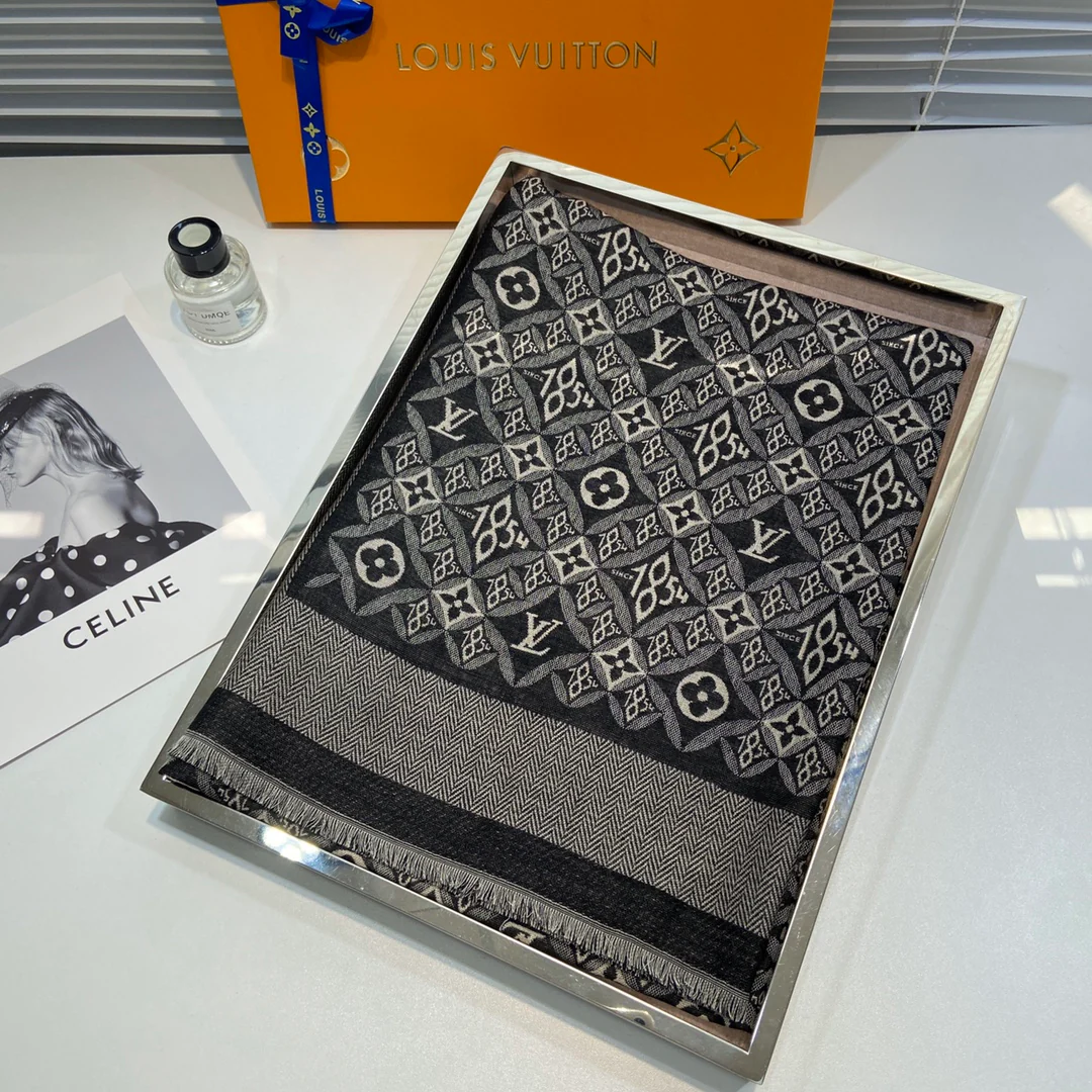 Шаль LV Monogram - 142 см - 5 см