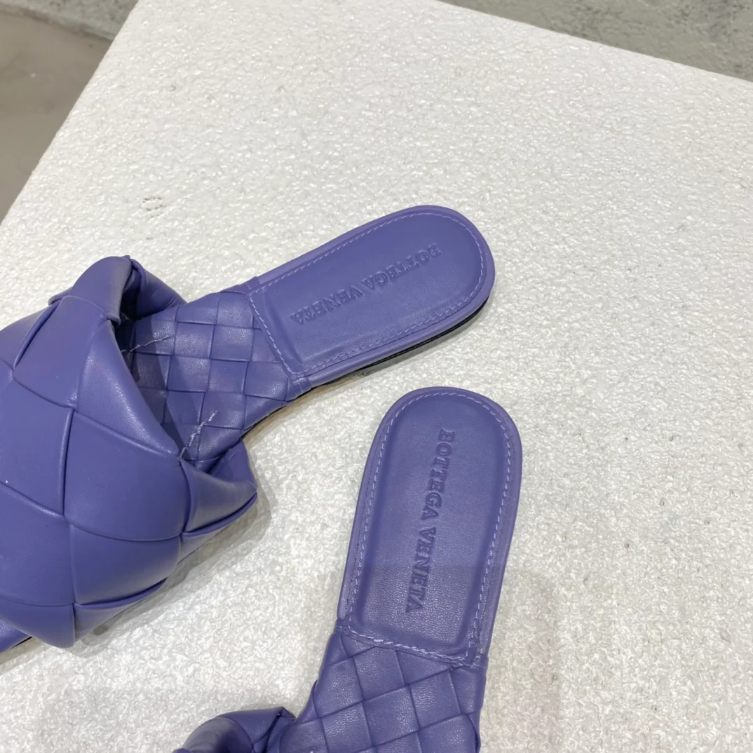 BV - Плетеные сандалии - Сине-фиолетовые