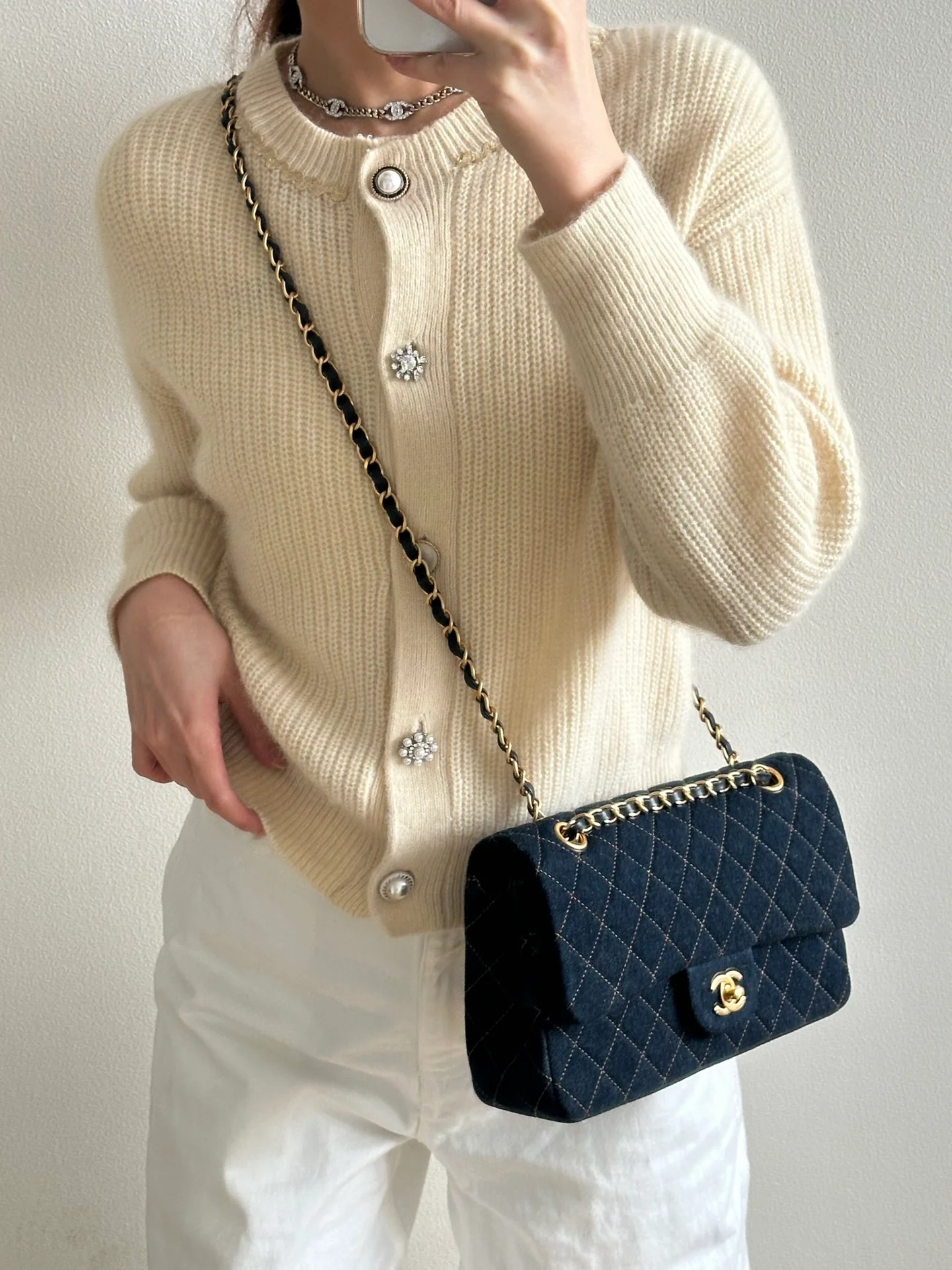 24c-cf-Темно-синий деним 25 см