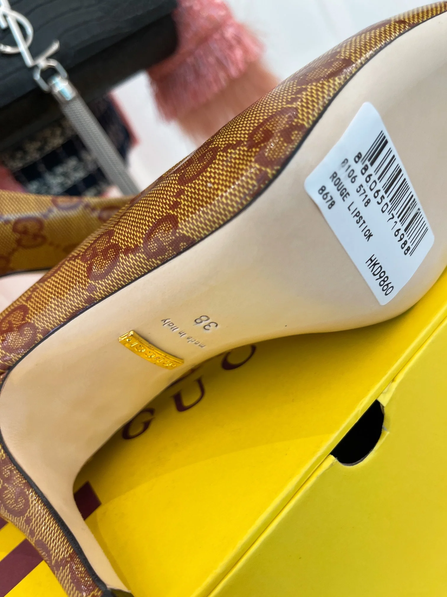 Новые поступления Gucci сезона начало осени 2022 — Туфли на высоком каблуке — Коллаборация — 1