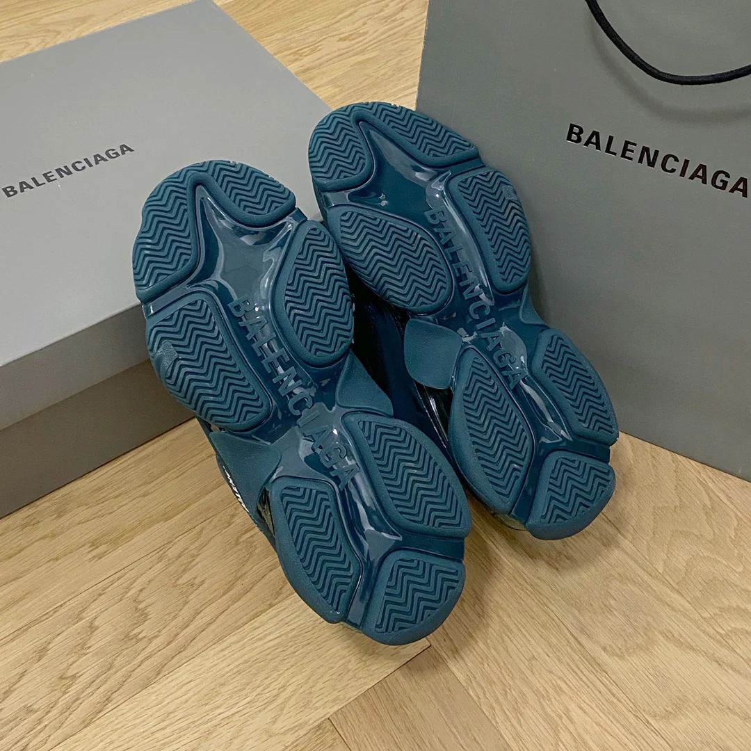 Кроссовки Balenciaga Triples Cushion Chunky Shoes - Lake Green