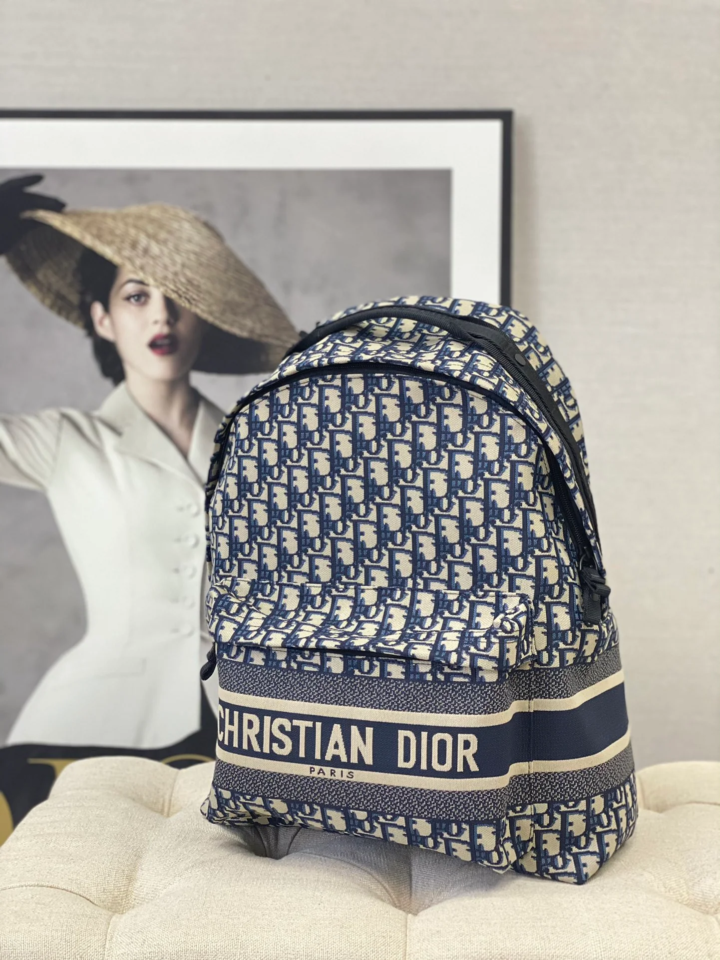 Рюкзак Dior Travel Backpack - синий