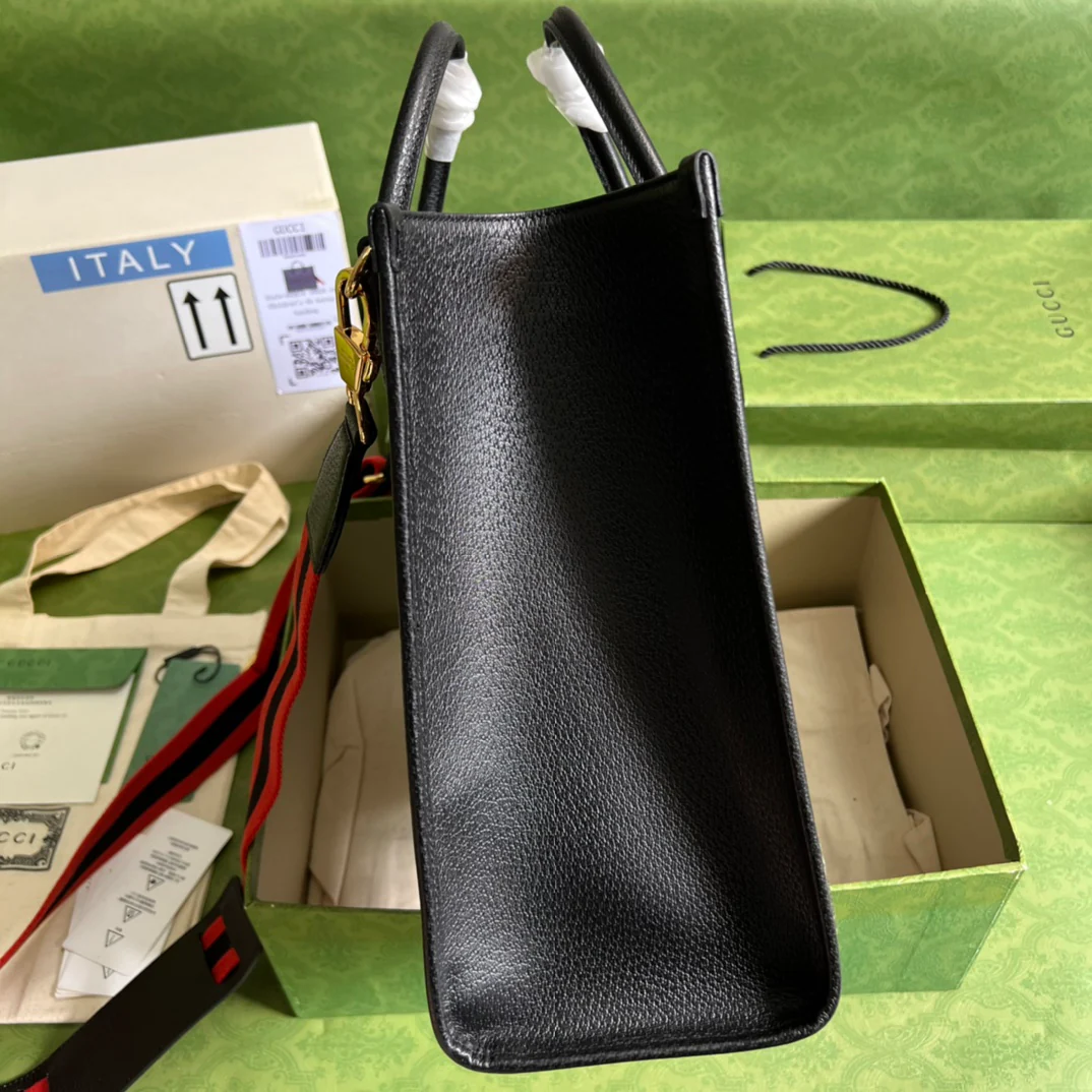 Большая джинсовая сумка-тоут Gucci - 1