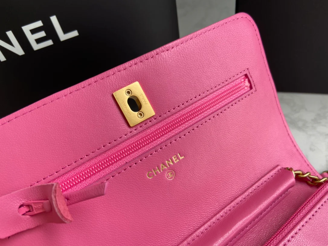 Chanel - Golden Ball WOC - Овечья кожа - 4