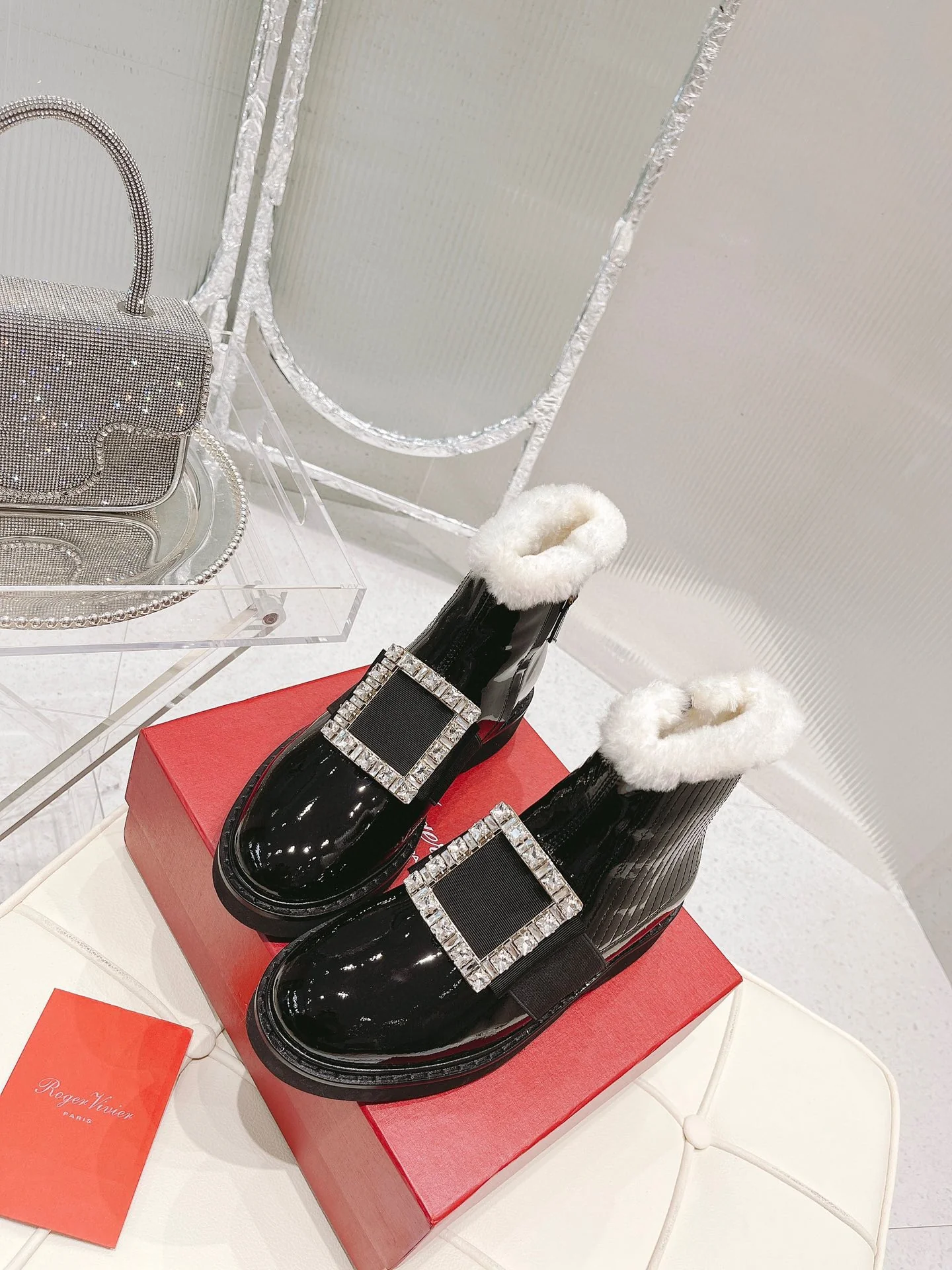 Обувь RV Shoes - 2024 - Шерстяные ботильоны - Черные - 1