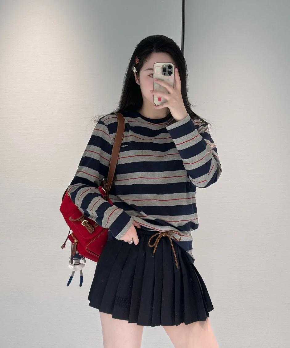 Рюкзак Miu Miu из канваса и кожи — красный (образ представлен отдельно)