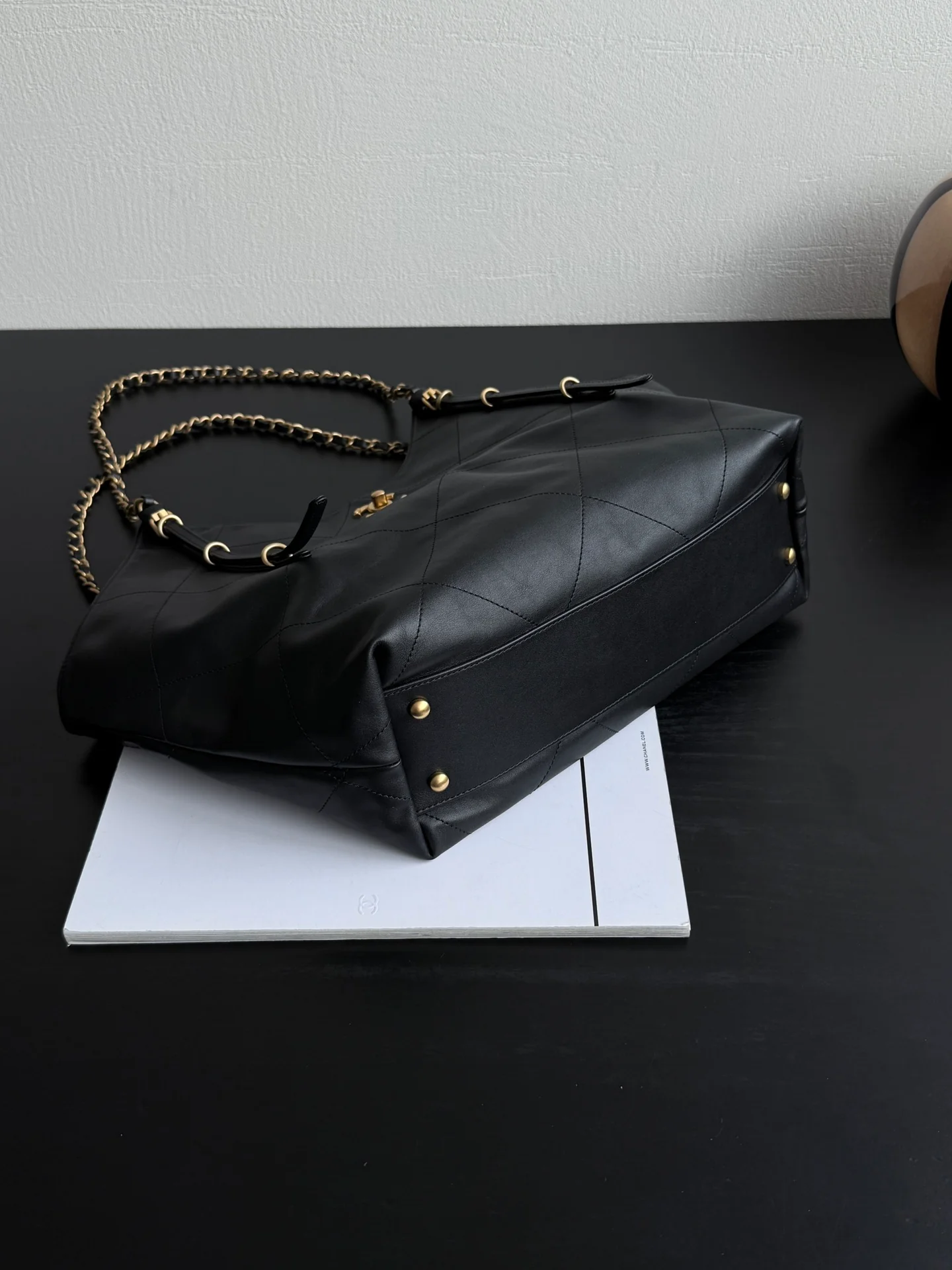 Большая сумка-шоппер 25s - черная