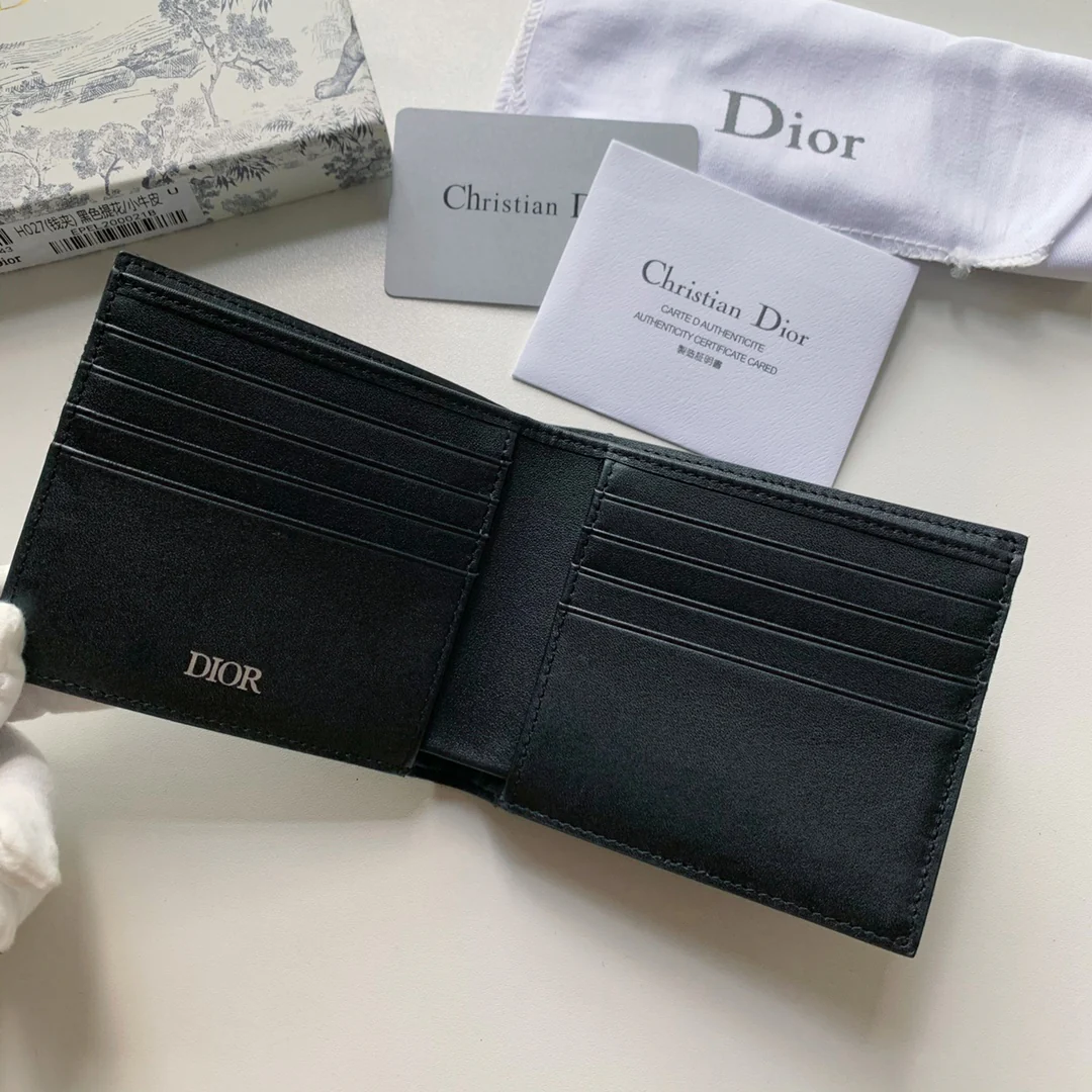 Dior 男款老花短夹