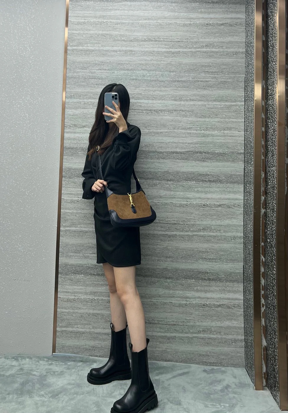 Gucci Jackie 1961 Полосатый бархат - 3