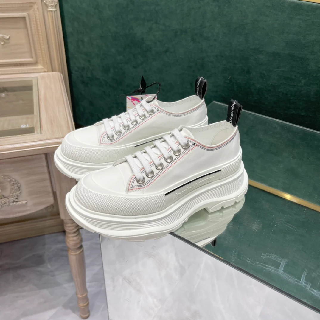 Парные туфли на платформе McQueen из парусины - 1 шт.