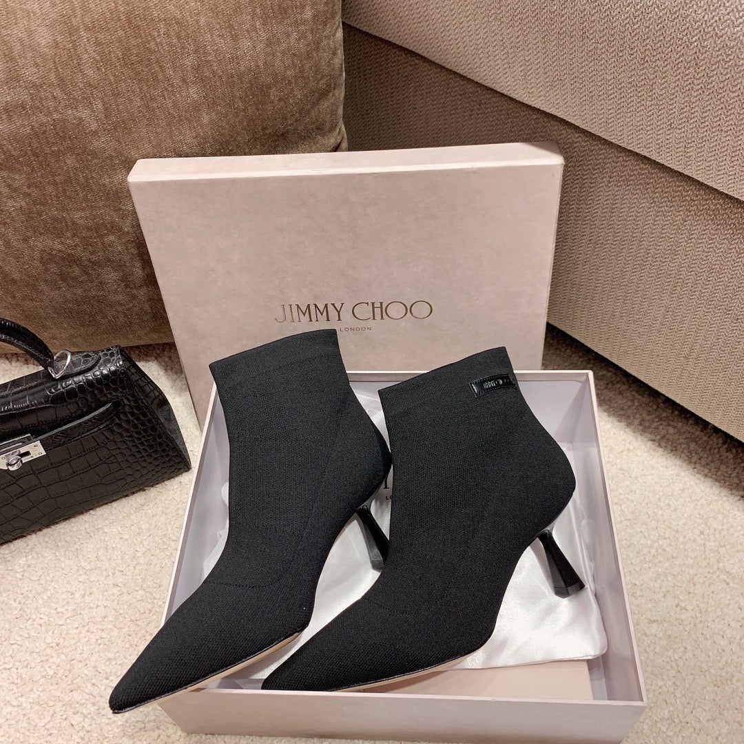 Ботинки-носки Jimmy с острым носком и эластичным носком - 6-5 см