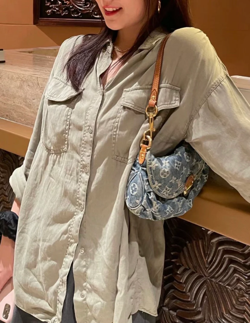 m95050-LV-mini-pretty-denim shoulder bag