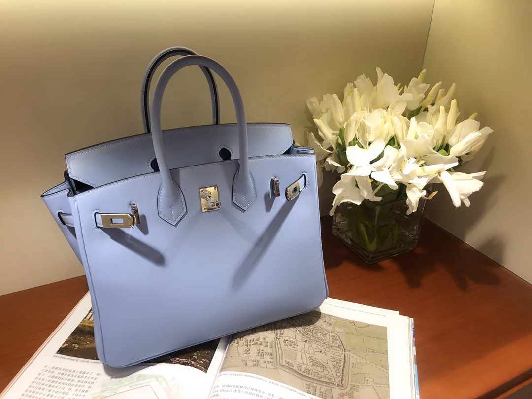 Сумка Hermes Birkin 25 Swift с серебряной пряжкой