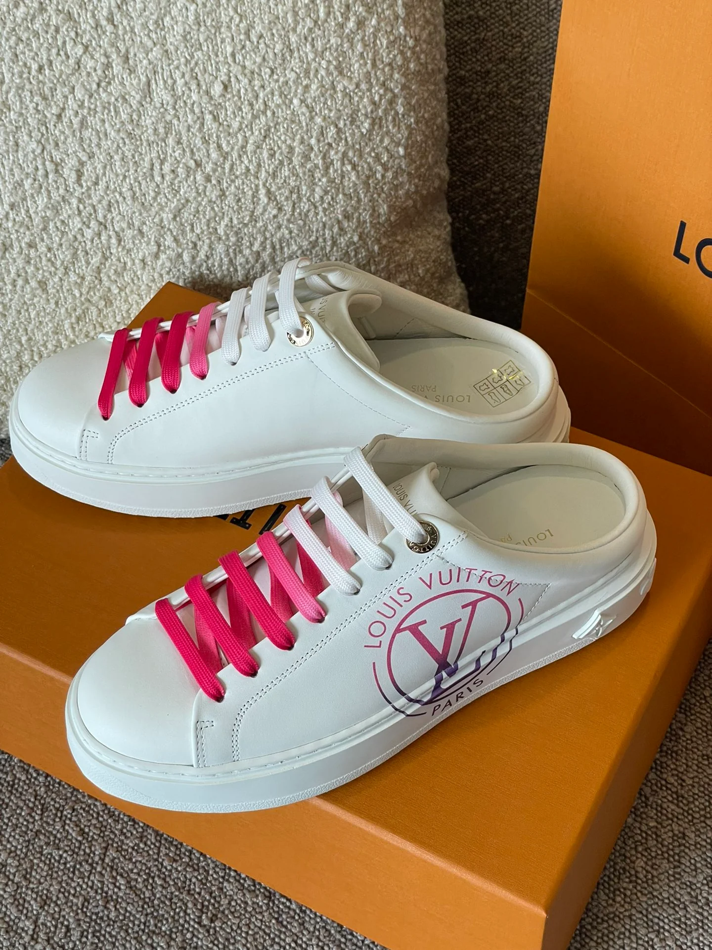 LV - Кроссовки на платформе - Повседневная обувь - Кроссовки - Тапочки