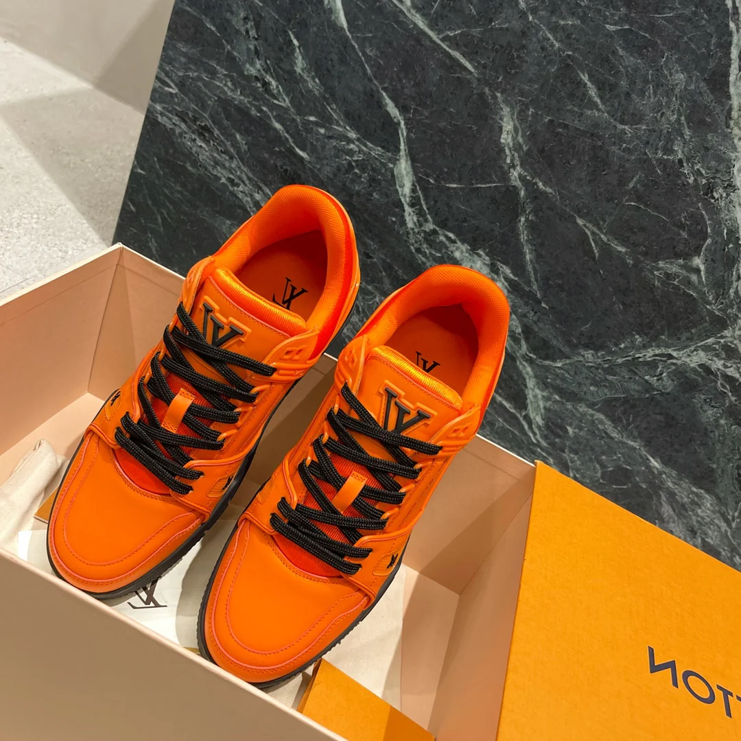 Обувь LV - LV Trainer, последняя модель - кроссовки серии Rainbow - 1