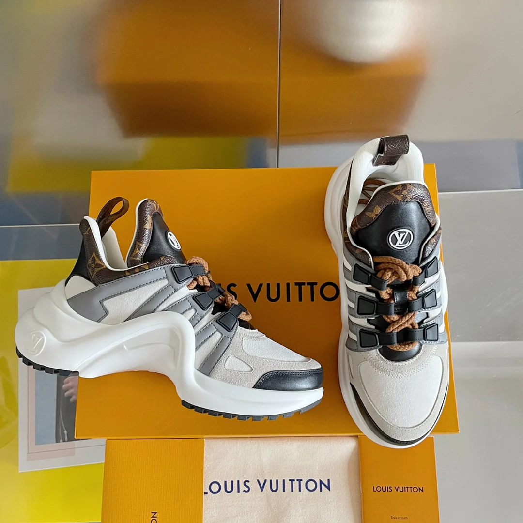 Кроссовки LV Archlight Series - New Dad Shoes - Бело-серые