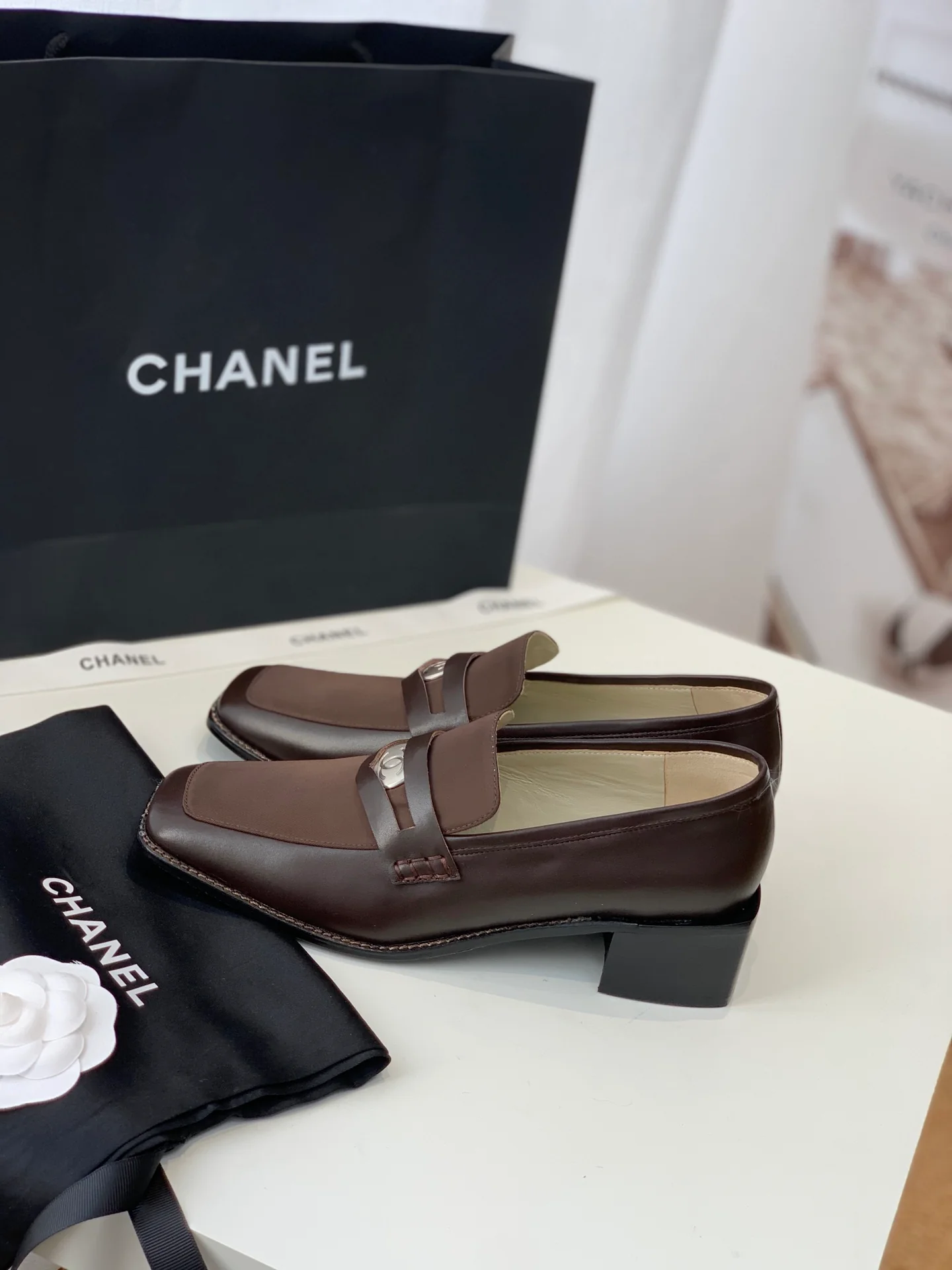 Chanel - Винтаж - Квадратный носок - Низкий каблук - 3