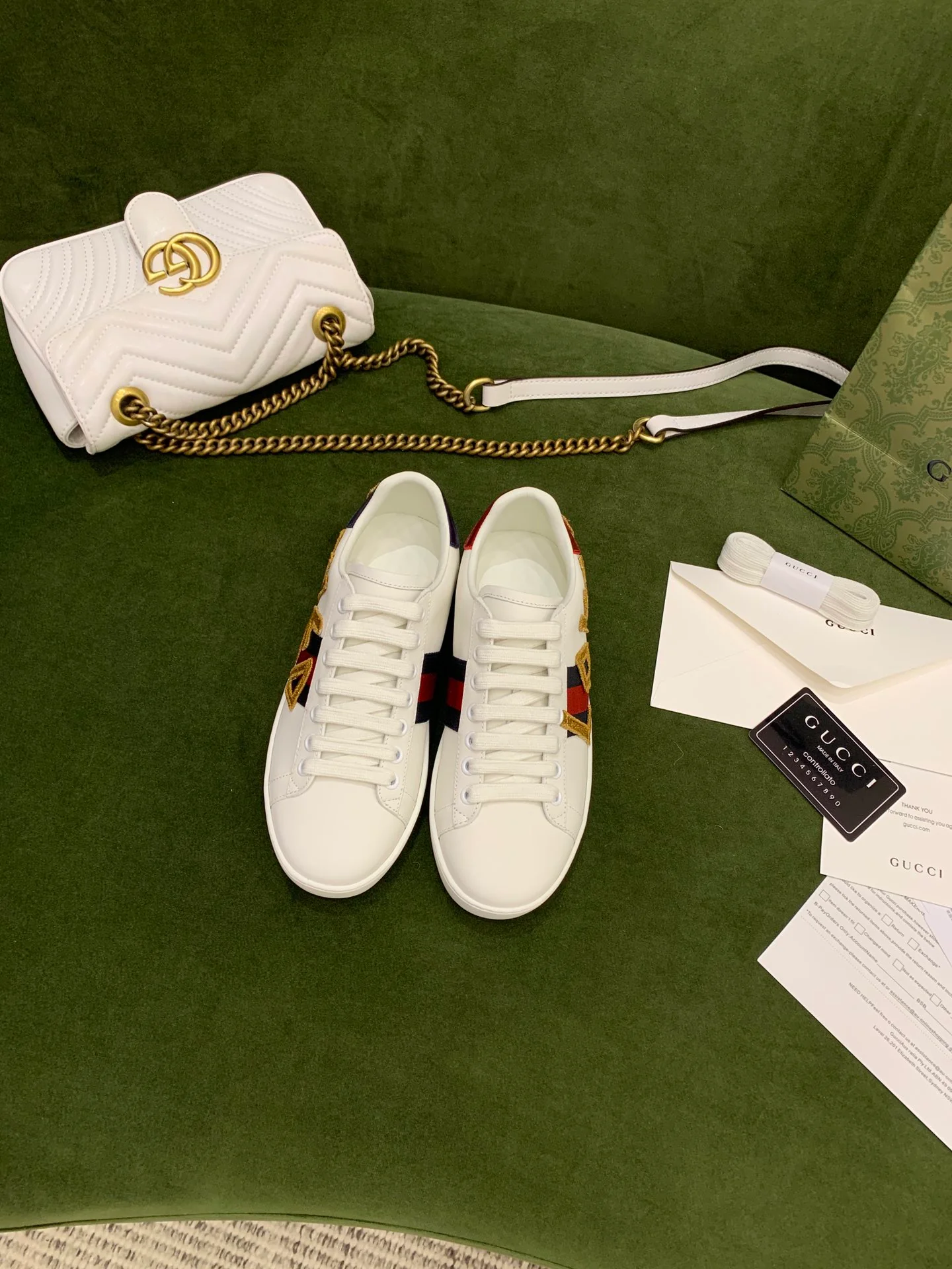 Gucci - Кроссовки - Обувь для скейтбординга - Белые кроссовки