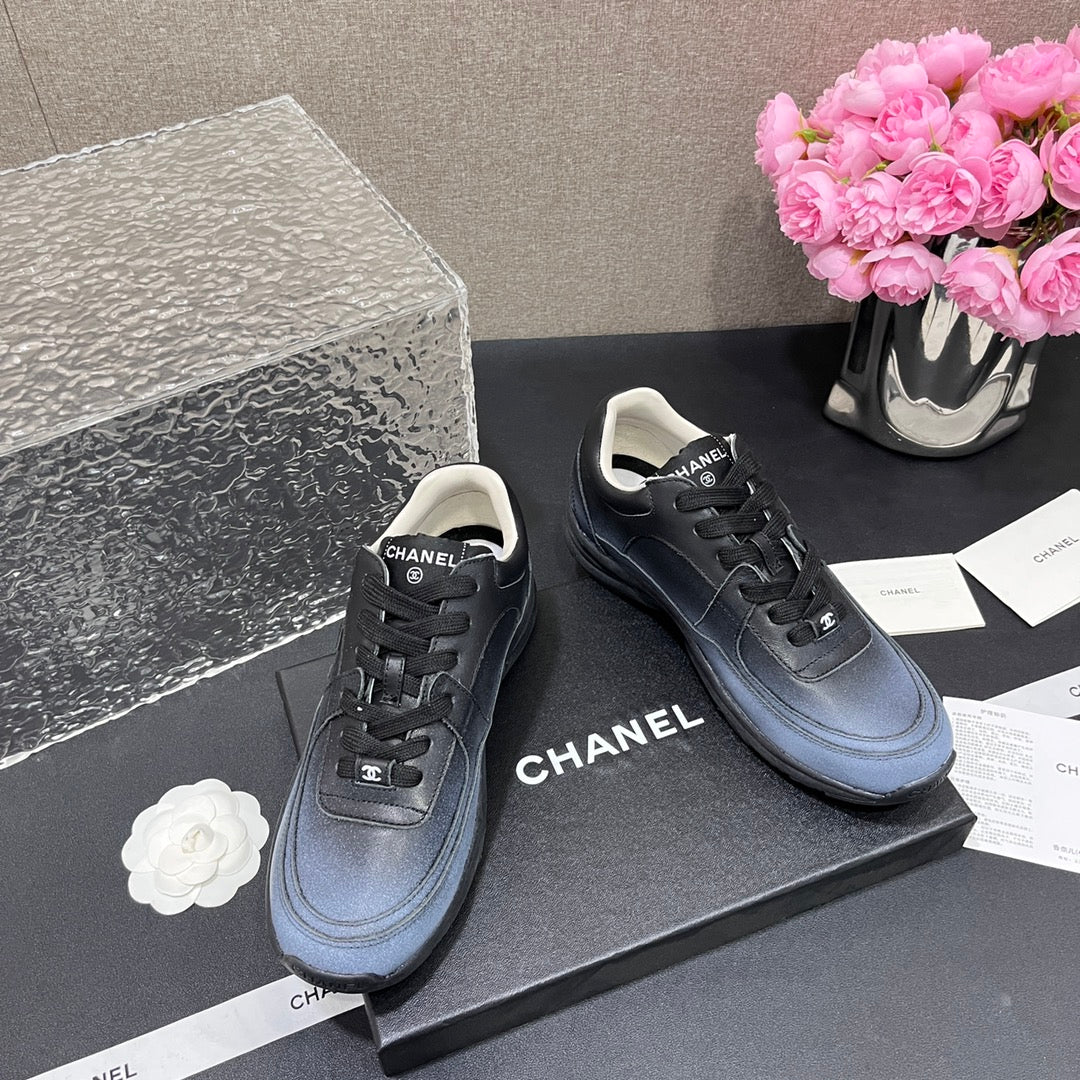 Повседневные туфли Chanel 2024 - синие