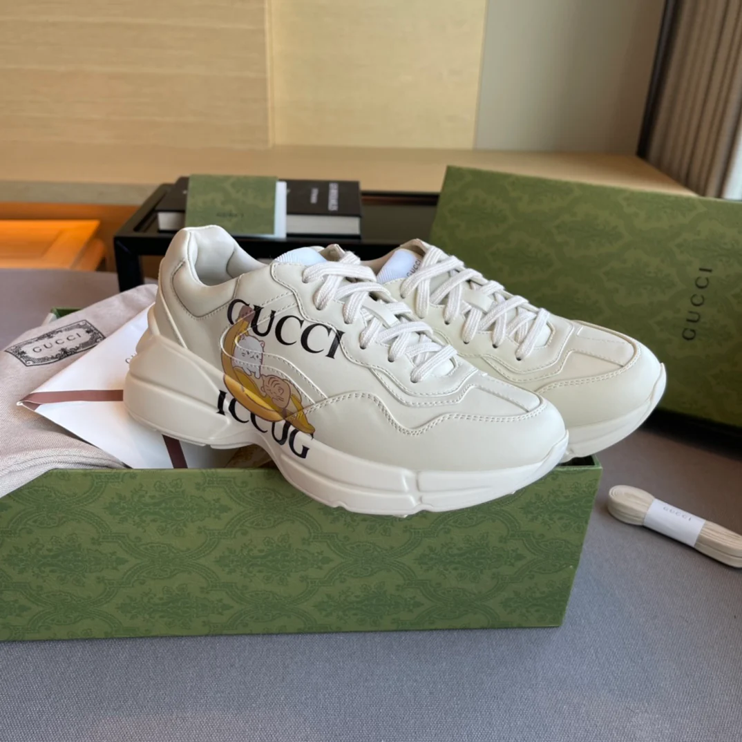 Кроссовки Gucci Kai Bear Limited Edition (папины кроссовки) - 1