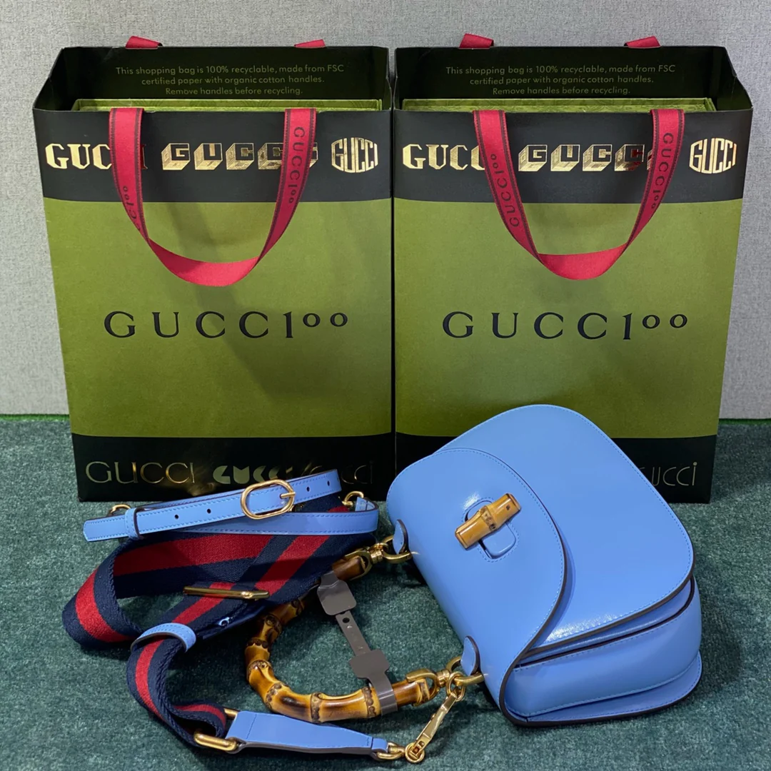 Коллекция ретро-сумок Gucci из бамбука - 6