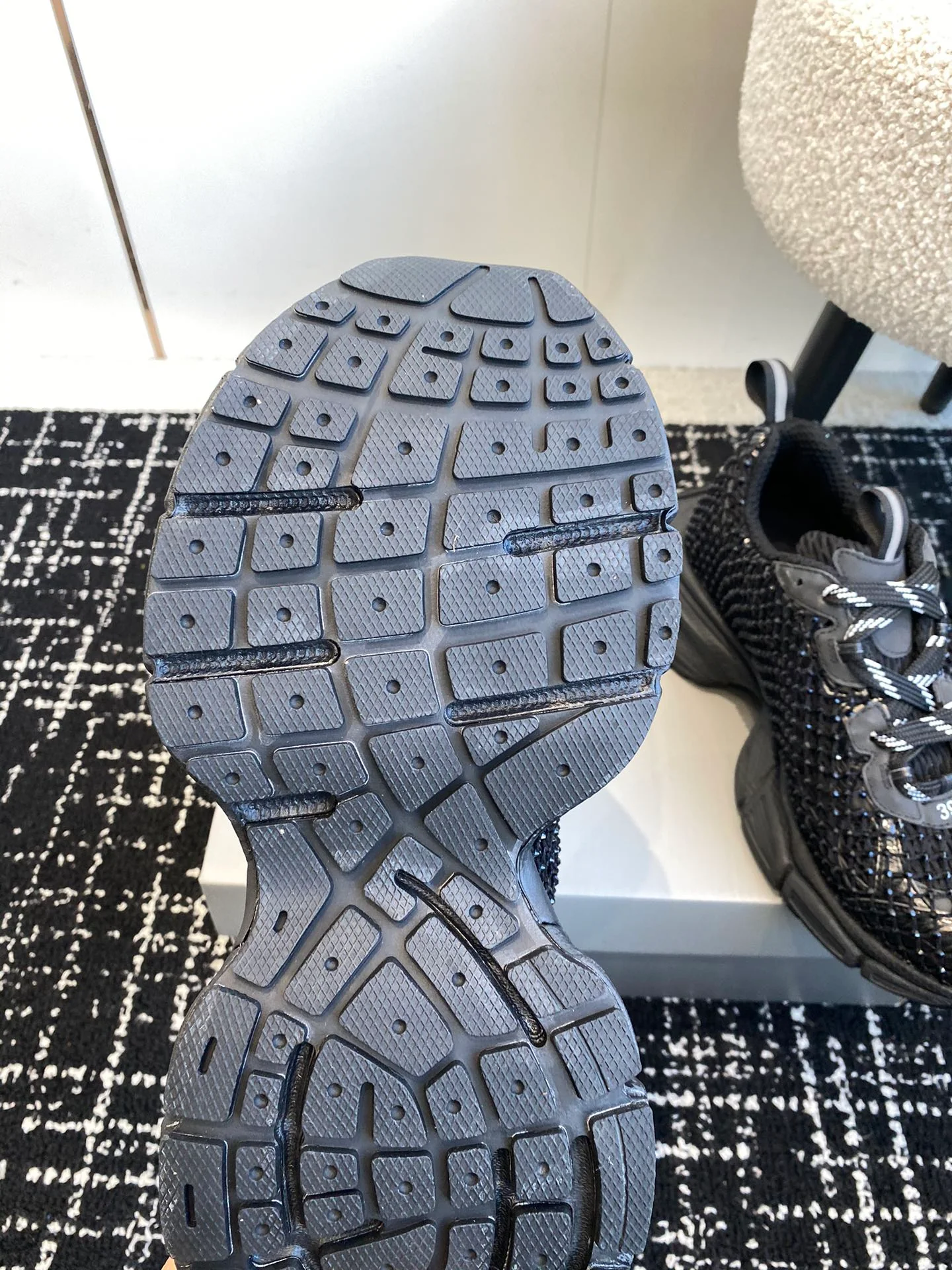 Повседневные туфли Balenciaga 2024 - черные