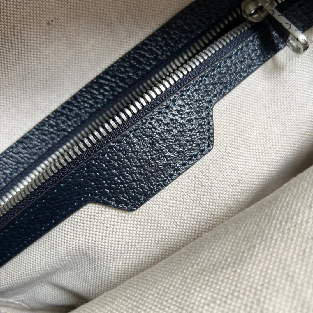 Рюкзак Gucci Ophidia Monogram из синей кожи - 23x29x14 см - синий