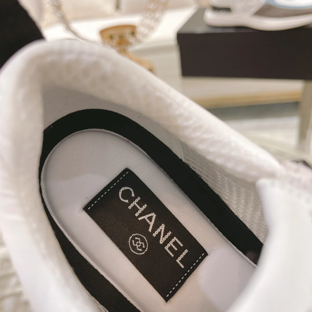 Классические спортивные повседневные туфли Chanel 22SS - серые
