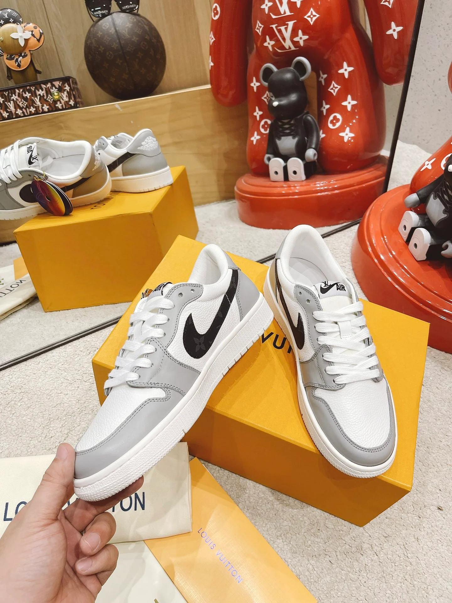 Обувь LV - коллаборация LV x Nike - повседневная обувь - 1