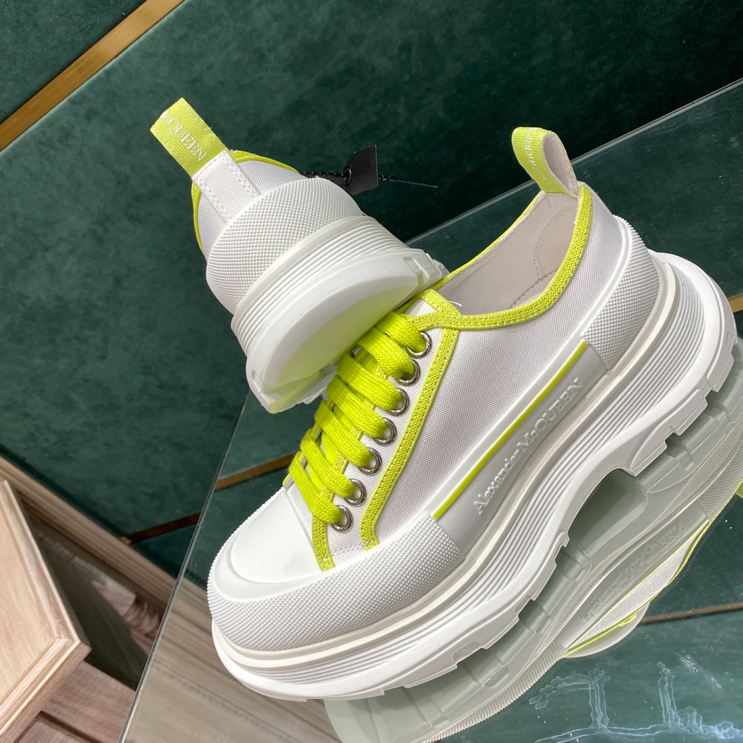 Парные туфли на платформе McQueen из парусины - 2 шт.